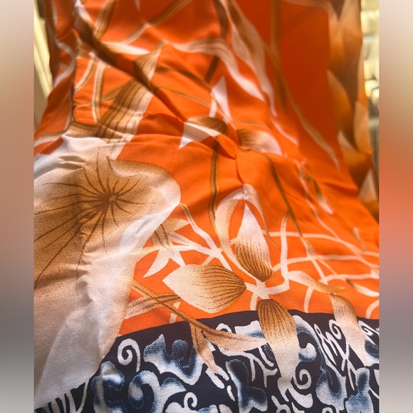 Bohemian style Kimono , summer beach cover-up, Floral print with waist belt/tie - Picture 8 of 8